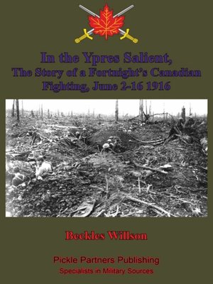 cover image of In the Ypres Salient, the Story of a Fortnight's Canadian Fighting, June 2-16 1916 [Illustrated Edition]